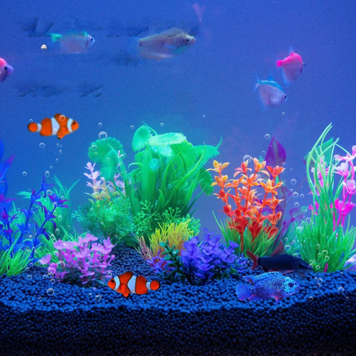 Artificial Plant Grass Fish Tank Decorations Aquarium Artificial