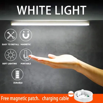 Motion Sensor Light Rechargeable LED Cabinet Light Magnetic Work Lamp Bedroom Night Light Hanging Desk Lamp Closet Light For Wardrobe