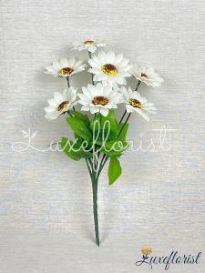 BUNGA MATAHARI WARNA CABANG 7 HIAS PLASTIK MURAH IMITASI DEKORASI RUMAH HOME DECOR