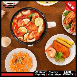 1.8 L Small Electric Hot Pot Non-Stick Inner for Ramen Noodles Pasta Egg Soup