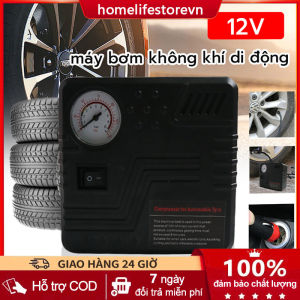 Bơm lốp ô tô 12v siêu mạnh nội địa Nhật Bản bơm xe máy xe đạp xe hơi từ 4-16 chỗ Máy nén khi bơm lốp ô tô mini