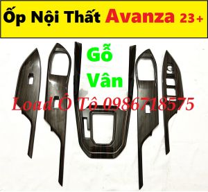 Ốp Nội Thất Xe Toyota AVANZA 2026-2022 Mẫu Vân Gỗ Bóng Gỗ Mờ Cao Cấp Sẵn Keo Dán 3M Load Ô Tô