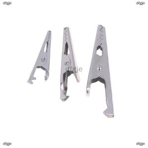 [COD] dfgje 50pcs Mini Alligator Clips Mini bạc kim loại Alligator Clip 28mm 35mm 45mm cho điện thử nghiệm cho Pin thử nghiệm