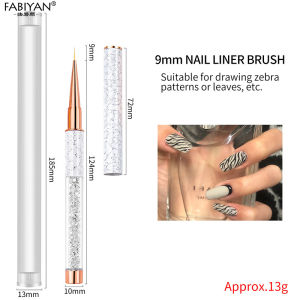 Nail Art Brushes Drawing Liner Brush Nail Art  Polish UV Gel Painting Detail Design Pens Rhinestone Gradient Brush Manicure Tools