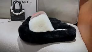 [Free Shipping] Thick-Soled Slippers For Women New Summer And Autumn Styles Suitable For Indoor Wear Air-Conditioned Rooms And For Lazy Days