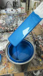 BLE2 Sky Blue Crystal Blue Series Biru Muda 2K Paint Aerosol Spray Cat Bancuh Motor Kereta DIY
