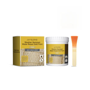Gold Paint Metal Coating Water-Based Shiny Eco-Friendly Fence Decor/Paint For Home Decorators/Metallic Finish