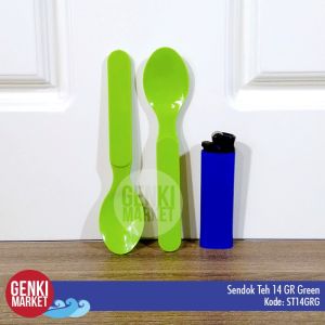 PAKET Sendok Teh 14 GR Green Genki Market
