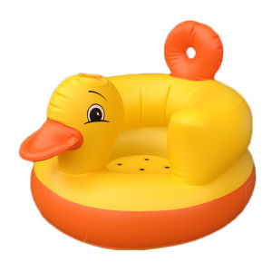 Baby Seat inflatable Cute Cartoon Child Support Sofa Chair Infant Baby Seat Learning To Sit Chair Portable Convenient Folding Baby Dining Chair Sofa Chair Baby Seat Inflatable Yellow Duck School Seat Infant Inflatable Sofa Meal Seat Kerusi Duduk Makan