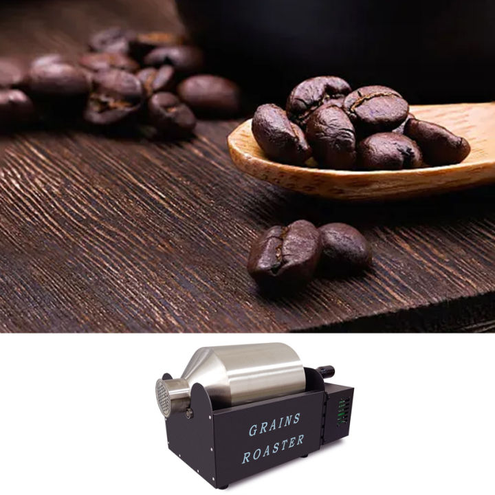 ⭐️บริการจัดส่งในพื้นท้อง⭐️เครื่องคั่วกาแฟใช้ในบ้านไฟฟ้า220V พร้อมตัวจับ ...