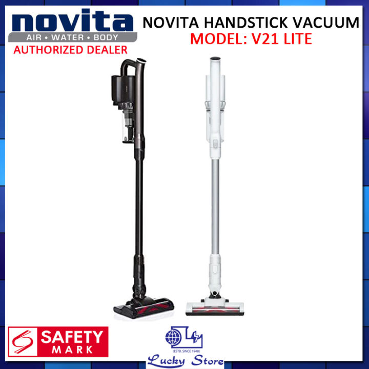 NOVITA V21 LITE CORDLESS HANDSTICK VACUUM CLEANER, 2.1KG LIGHT, FREE
