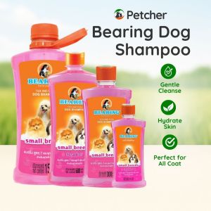 Bearing Tick and Flea Dog Shampoo for Small Breeds – Gentle Coat Care and Smooth Fur All Breeds