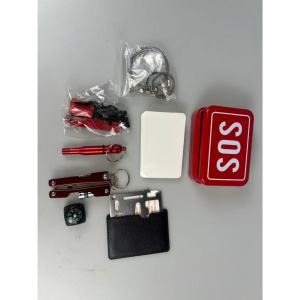 Multi-Functional Tool Kit for Wilderness Survival Emergency Kit SOS Rescue Box