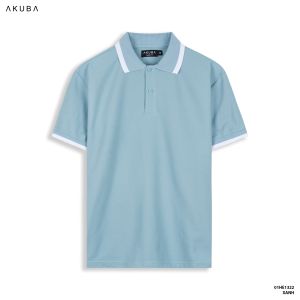 Áo Polo Nam AKUBA Cổ Bẻ Phối Màu Form Slimfit Chất Polyester Trẻ Trung Dễ Phối | 01HE1322