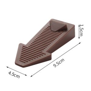 MIRELINA Wall Protectors Door Stopper Silicone Anti Collision Floor Holder Non-slip Doorstop Bedroom
