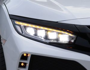 HONDA CIVIC FC 2016-2021 PROJECTOR LED HI-LO BEAM SEQUENTIAL SIGNAL WELCOME LIGHT AUDI STYLE HEADLAMP