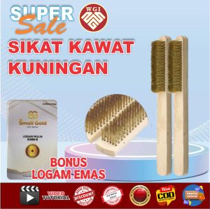 Sikat Kawat Halus  Pembersih Karat Alat Pembersih Kotoran Perhiasan Emas perak 2 pcs
