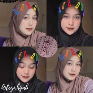 [BISA COD] HIJAB/KERUDUNG JILBAB INSTAN BERGO OVAL L HAMIDAH BY AILEYI HIJAB PET ANTI TEMBEM