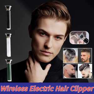 Professional Electric Rechargeable Hairdressing Kit Wireless Electric Hair Clipper Shaver Beard Trimmer