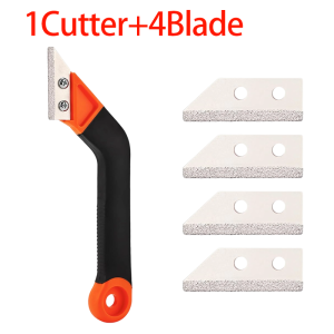 10ชิ้นที่ถอดร่องกระเบื้องเลื่อยขูดร่องมุมพร้อมข้อต่อใบมีดเปลี่ยนกระเบื้องปูพื้นผนังทำความสะอาดสีเครื่องมือใบมีด