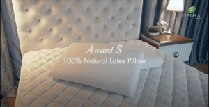 Getha Award S Natural Latex Pillow - Cotton Fabric