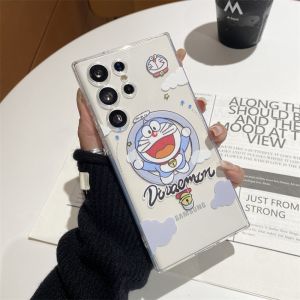 Crashstar MagSafe Ốp điện thoại cho Samsung chống sốc mềm trong suốt hoạt hình dễ thương Galaxy Note 20 Ultra S25 S24 S23 S22 Ultra S21 Plus + S20 FE Note 10 Pro A55 A35 A15 a05s Vỏ ốp điện thoại sạc không dây có bảo vệ máy ảnh