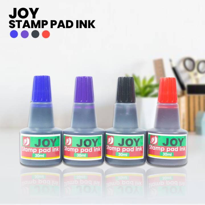 Joy Stamp Pad Ink Refill 30ml Black Blue Violet Red stamps refill