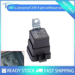 NG Motor✨ COD ✨ Car 1 Set Car Relay With Socket DC 12 24V 40A 4 5Pin AMP Waterproof Relay Harness Tinned Copper Wires 5-PIN SPDT For Boat Auto Fan