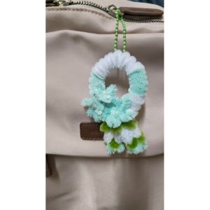 มาแล้ว! พวงกุญแจ พวงมาลัยจิ๋ว สุดน่ารัก ทำจากลวดกำมะหยี่หลากสีสัน! พร้อมส่งจากไทย