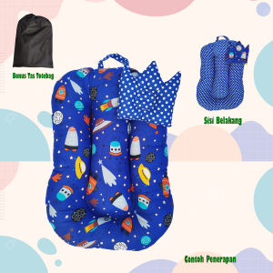 Sofa Bayi Jumbo Multifungsi Kasur baby Free Bantal Peyang dan PACKING TAS SERUT