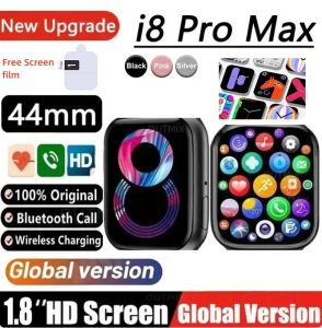 2024 Original I8 Pro Max Smart Watch Series 8 1.8 inch Men Women Bluetooth Call Waterproof Sport Fitness SmartWatch ForAndroid Phone Free Screen Film