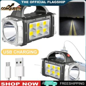 【New Arrival】 Hiking Camping Lantern 15W Waterproof USB Rechargeable Light with Emergency Power Bank Function