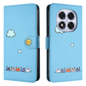 Cute Cards Solt Wallet Leather Case For Xiaomi Redmi Note 14 Pro 5G 13 Plus 12 13T 14T 14C POCO X7Pro X6 Kickstand Flip Cover