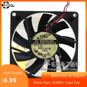 80mm 8015 Fan For ADDA AD0812UB-D91GP 80x80x15mm 12V 0.28A Dual Ball Slim Axial Cooling Fan