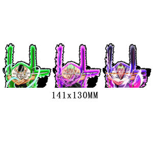 OnePiece Anime Stickers 3D Gradient Sticker Illusion Car Sticker Decals for CupLaptop Refrigerator