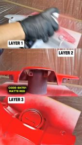 MOTOR-COLOS HONDA SH751 MATTE RED AEROSOL SPRAY PAINT 400ML / 500ML / 1L