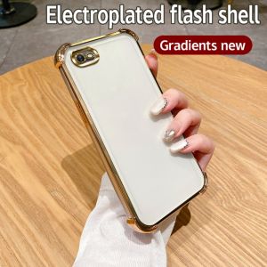 Luxury Plating Case For Realme C2 2020 Realme C2S RMX1941 RMX1945 RMX1943 Clear Shockproof Camera Protection Cover