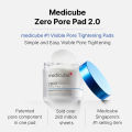 Medicube Zero Pore Pads 2.0 - Dual-Textured Facial Toner Pads for Exfoliation and Minimizing Pores with 4.5% AHA Lactic Acid & 0.45% BHA Salicylic Acid. 
