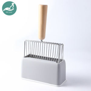 Semi-Enclosed Cat Litter Box Oversized Spatter-Proof Cats Toliet Big Cats Enclosed Sides Litter Pan With Scoop