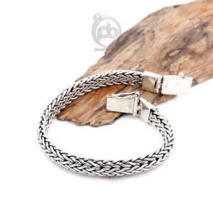Gelang Pria Perak Asli Silver 925 Tulang Naga Westonio