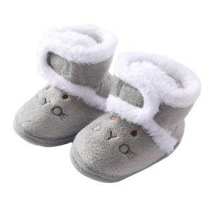 Babies Girls Winter Snow Shoes Infant Shoes Warm Boots Toddler Newborn First Walker Crib Shoes for 3-5-7-9 Months Babies