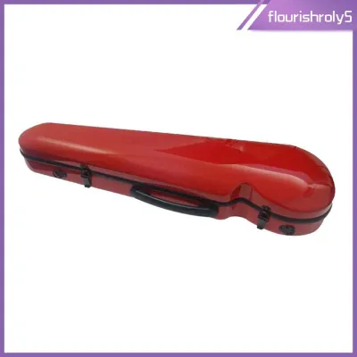 [Flourishroly5] 4/4 Violin Case Hard Shell Handbag Practical Musical Supplies Storage Container Portable Violin Storage Hard Box for BeginnerFast shipping