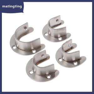 matingting 19 22 25 32mm tủ quần áo khung thép không gỉ Rod ổ cắm mặt bích Rod chủ