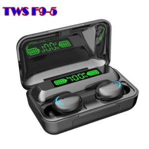 Promo TWS Headset Bluetooth f9-5 f9.5 m10 m19 s9 mini m3 m27 m28 m30 m88 plus m90 digital n35 n35 non digital q8 v5.1 ly92 Earclip Earphone Stereo Digital Display Wireless Headset 2in1 with Powebank 3500mah