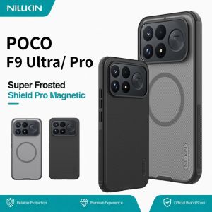 NILLKIN Magnetic Case For POCO F9 Ultra Pro Shockproof Camera Protection Frosted CA4002