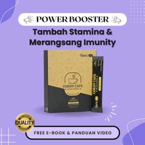 CORDY CAFE TIENS ORIGINAL - BLACK COFFE UBAT KUAT TAMBAH STAMINA LELAKI PEREMPUAN JAGA KESIHATAN SELURUH BADAN - POWER BOOSTER PROMO 5 SACHETS