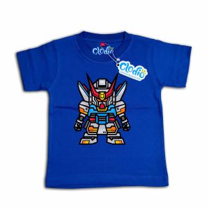 Kaos anak usia 1-8 tahun robot Combed 24S