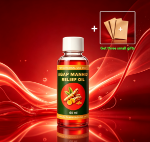 Premium Agap Herbal Warming Body Care Oil 60ml Mild Balanced