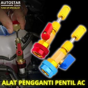 ALAT BUKA PASANG PENTIL AC HIGH LOW R134A pengganti katup air conditioner tanpa buang freon mobil