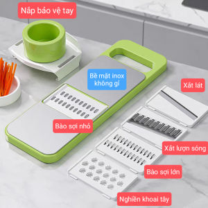 Bộ Dao Cắt Gọt Nạo Sợi Đa Năng 6 Lưỡi Inox Cao Cấp